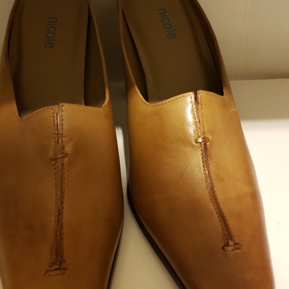 Leather Mules By NICOLE